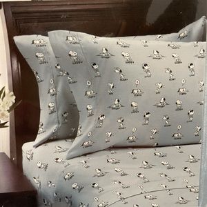 Berkshire Blanket & Home Peanuts Queen Sheet Set
